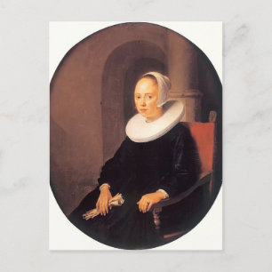 Gerrit Dou- Portrait of a Woman Postcard