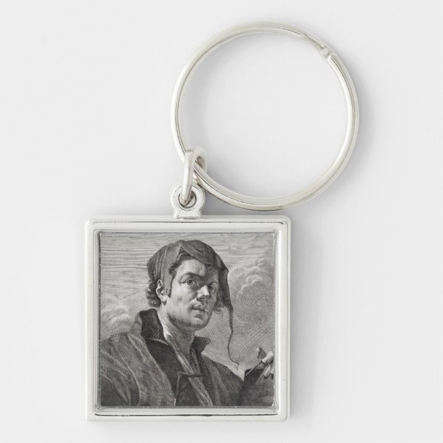 Gerrit van Honthorst (1590-1656), engraved by Cosi Key Ring (Front)