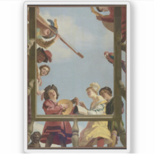 Gerrit van Honthorst - Musical Group on a Balcony