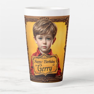GERRY ~ Cute boy ~ Happy Birthday ~ Latte Mug