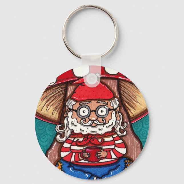 Gerry Garcia Gnome Keychain (Front)