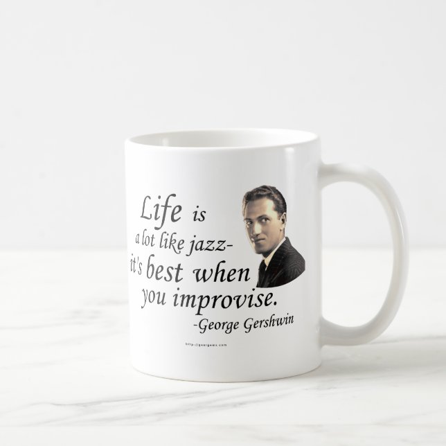Gershwin on Life Coffee Mug (Right)