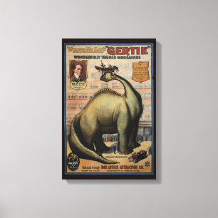 Gertie The Dinosaur Canvas Print