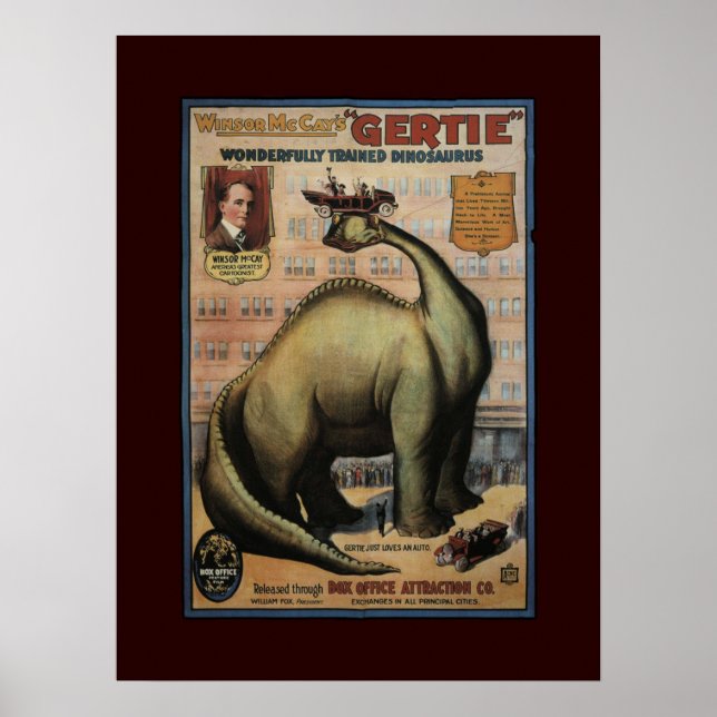 Gertie the Dinosaur Poster (Front)