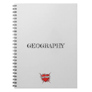 Gertrude Heart Gray Notebook