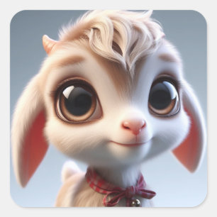 "Gertrude" Square Sticker