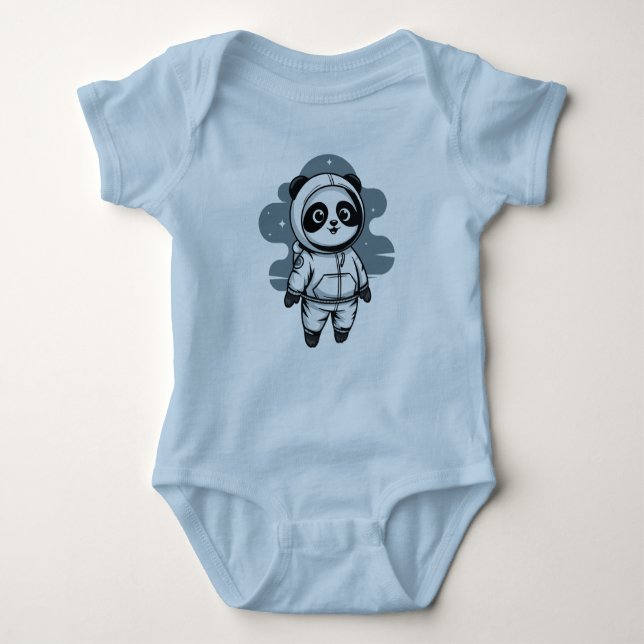 Geschenke für Babys süßer niedlicher Panda Astro Baby Bodysuit (Front)