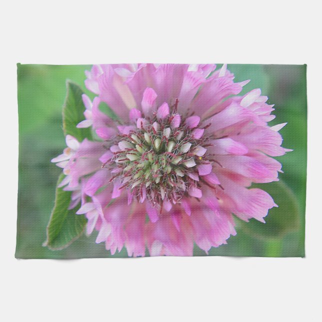Geschirrtuch rosa Blüte Tea Towel (Horizontal)