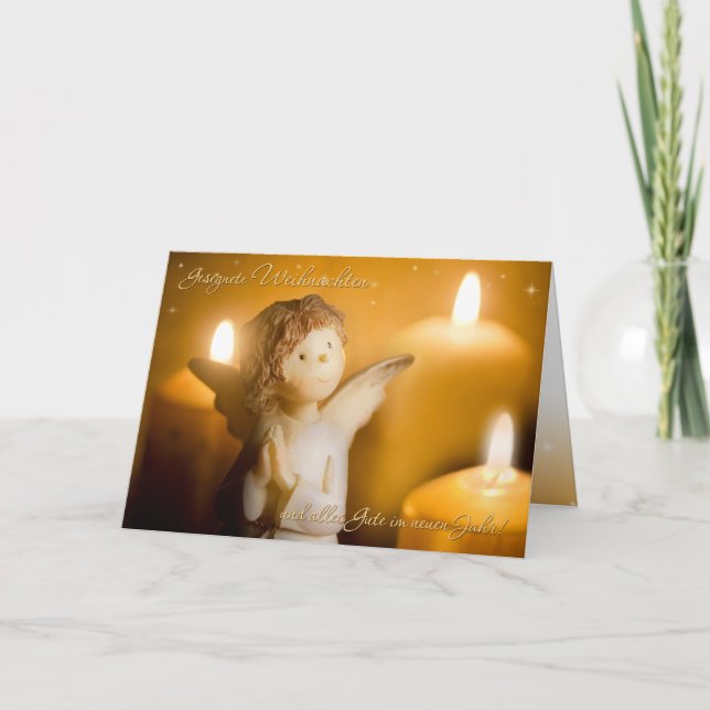 Gesegnete Weihnachten Holiday Card (Front)