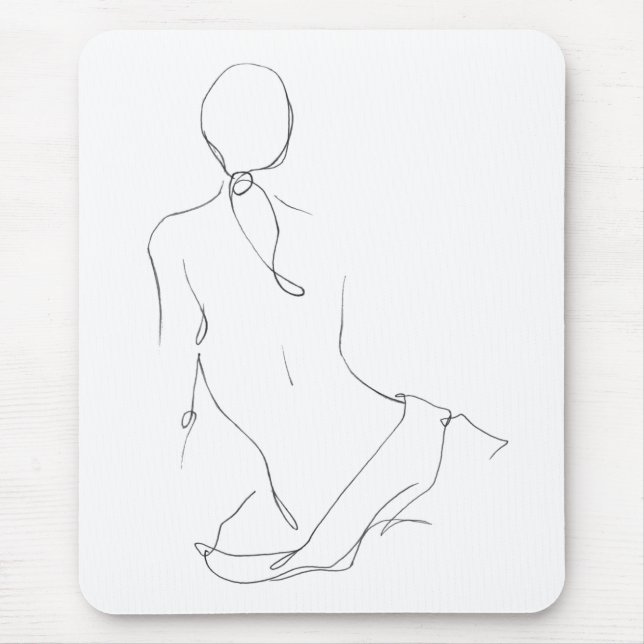 Gestural Contour Mouse Pad (Front)