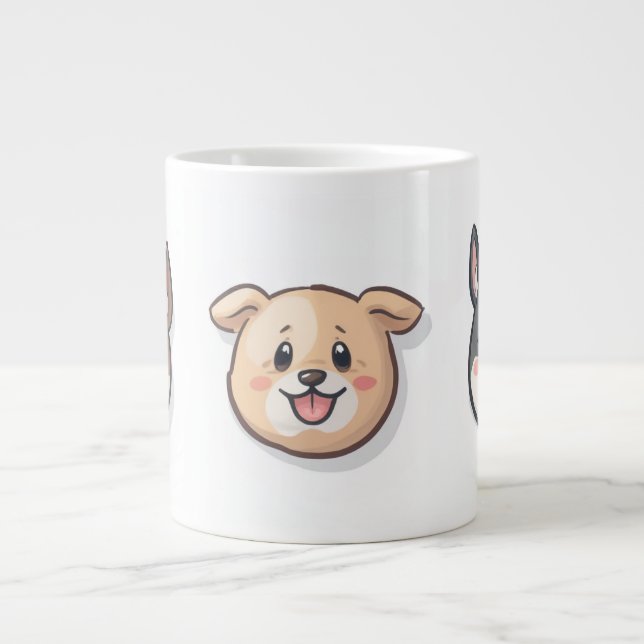 Get a cute puppy mug for cheap (Front)