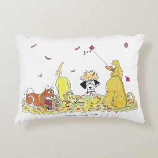 Get A Dog's Life!  Fall Leaves, throw pillow! Decorative Cushion