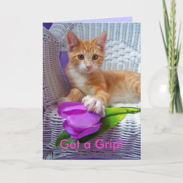 Get a grip card (Front)