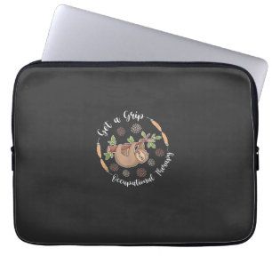 Get A Grip Occupational Therapy Sloth Lover Pediat Laptop Sleeve