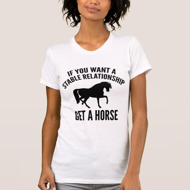 Get A Horse T-Shirt (Front)