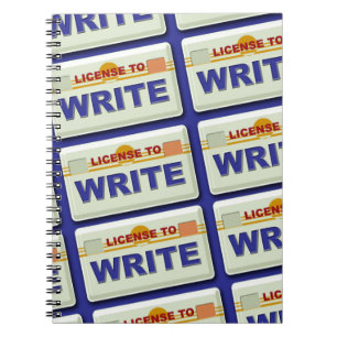 Get a License to Write Fun Author Pattern Notebook