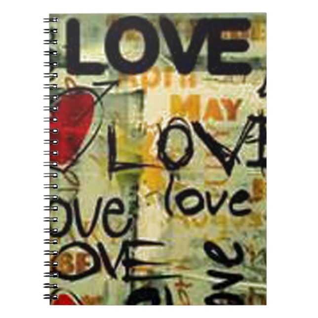 Get A Little Love Graffiti Notebook (Front)
