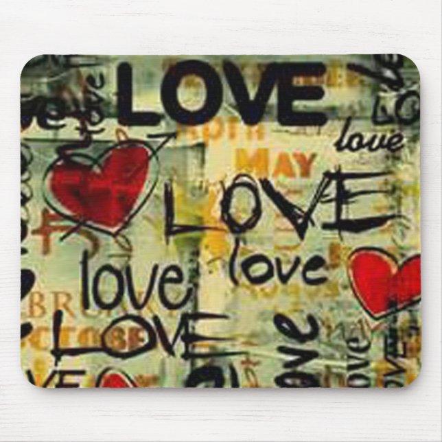 Get A Little Love Mouse Pad (Front)