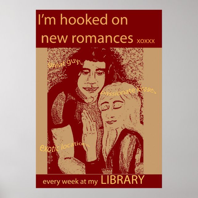 Get a new romance - at your library poster (Front)