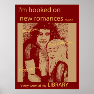 Get a new romance - at your library poster