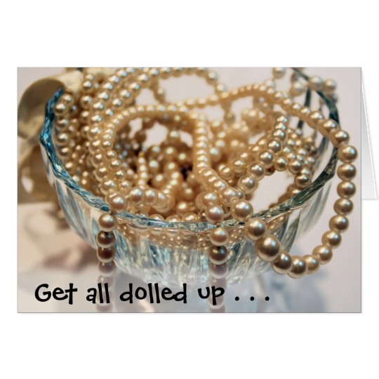 Get all dolled up . . . notecard