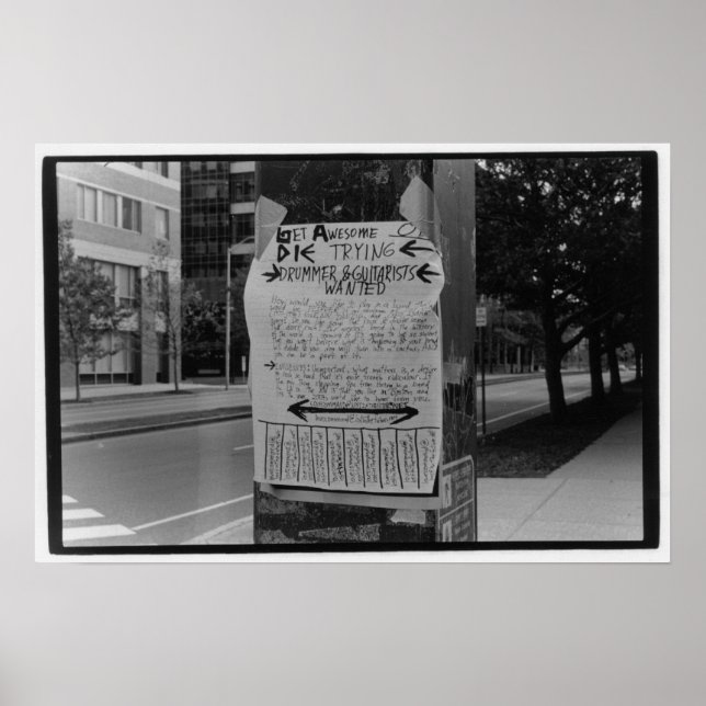 Get Awesome, Die Trying Poster (Front)