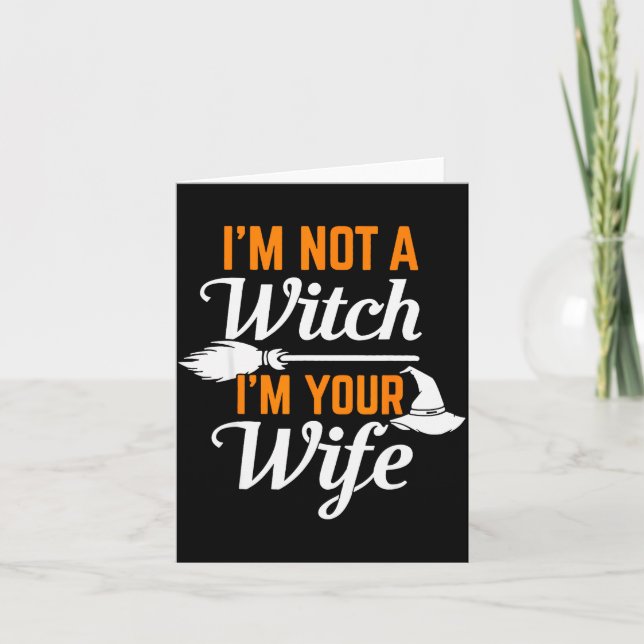 Get Back Witch, I'm Not A Witch I'm Your Wife Set  Card (Front)