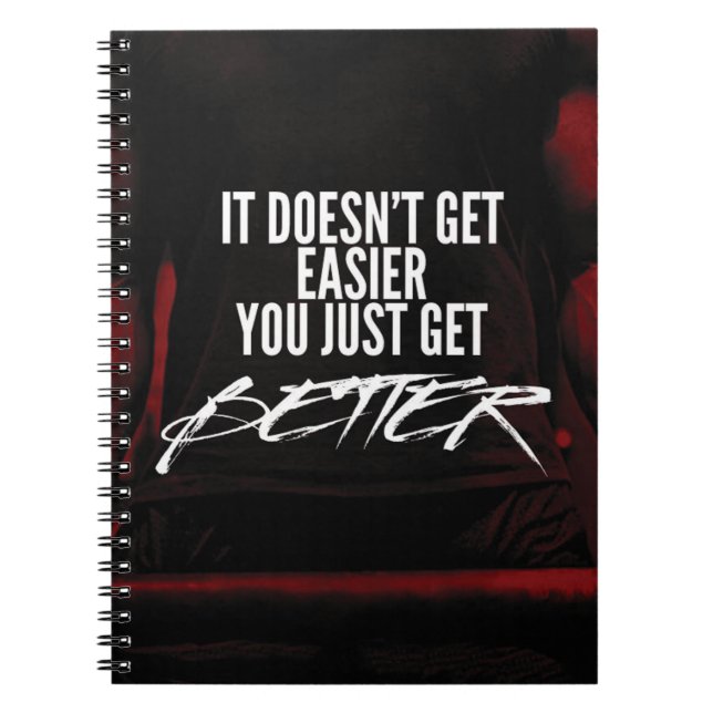 Get Better - Bodybuilding Motivational Notebook (Front)