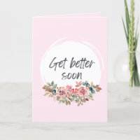 Get Better Soon Funny Card Dark Humour