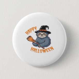 Get Cosy with Our Halloween Sloth T-Shirt � The Ul 6 Cm Round Badge