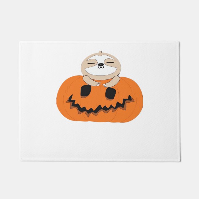 Get Cosy with Our Halloween Sloth T-Shirt – The Ul Doormat (Front)