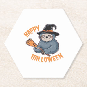 Get Cozy with Our Halloween Sloth T-Shirt � The Ul Paper Coaster