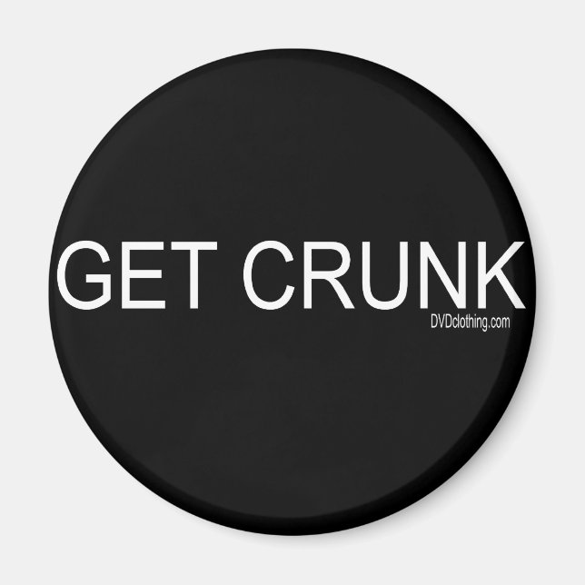 Get CRUNK Scene kids ELECTRO rave Magnet (Front)