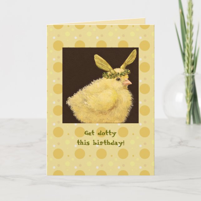 Get dotty this birthday card (Front)