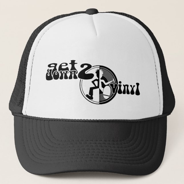 Get down to vinyl graphic hat (Front)