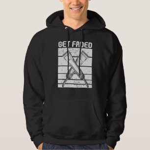 Get Faded Barbershop Berber Hairstylist Barber Hoodie
