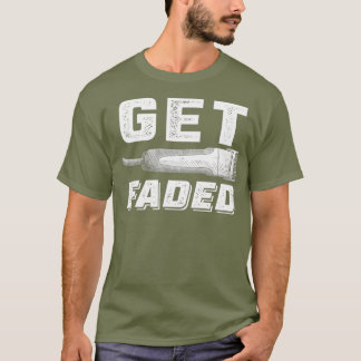 Get Faded Vintage Barber Gift Hairstylist Barber T-Shirt
