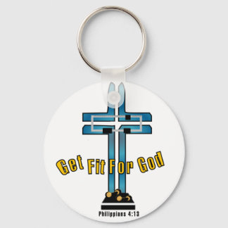 Get Fit For God Key Ring
