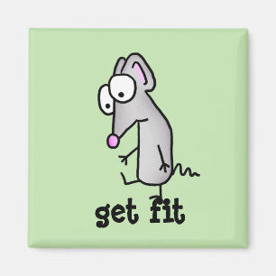 Get Fit Mouse Magnet