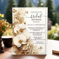 Get Formal Simple Classic Blank Bridal Shower