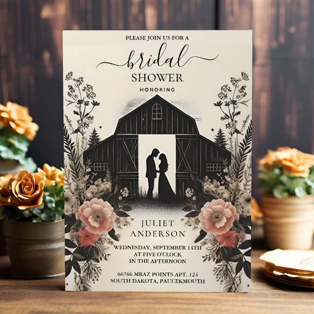 Get Garden Spring Wood Boho Rustic Bridal Shower Invitation (Creator Uploaded)