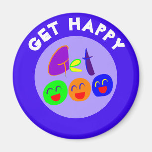 GET HAPPY MAGNET