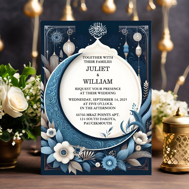 Get Henna Islam Nikah Arabic Walima Muslim Wedding Invitation (Creator Uploaded)