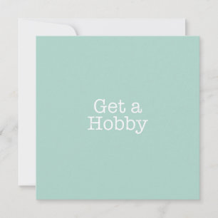 Get Hobby Note Card