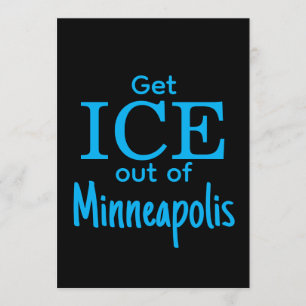 Get ICE out of [place] Holiday Card