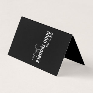 get in good trouble business card