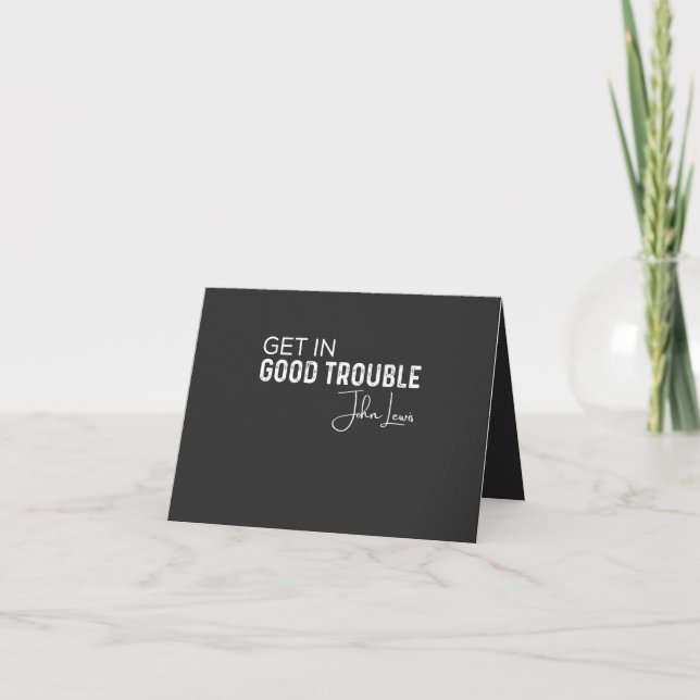 get in good trouble card (Front)