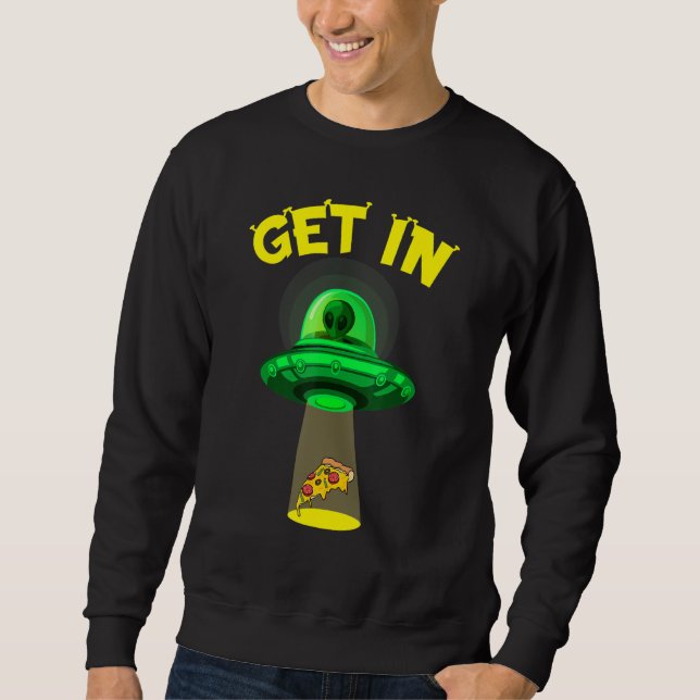 Get In Hawaiian Alien Unidentified Flying Object U Sweatshirt (Front)
