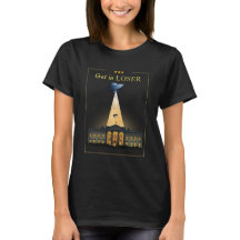 Get In Loser UFO Political Womens T-Shirt