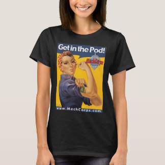 Get In the Pods! Rosie Women's Basic Dark T-Shirt